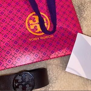 Tory Burch Pink and Black Belt